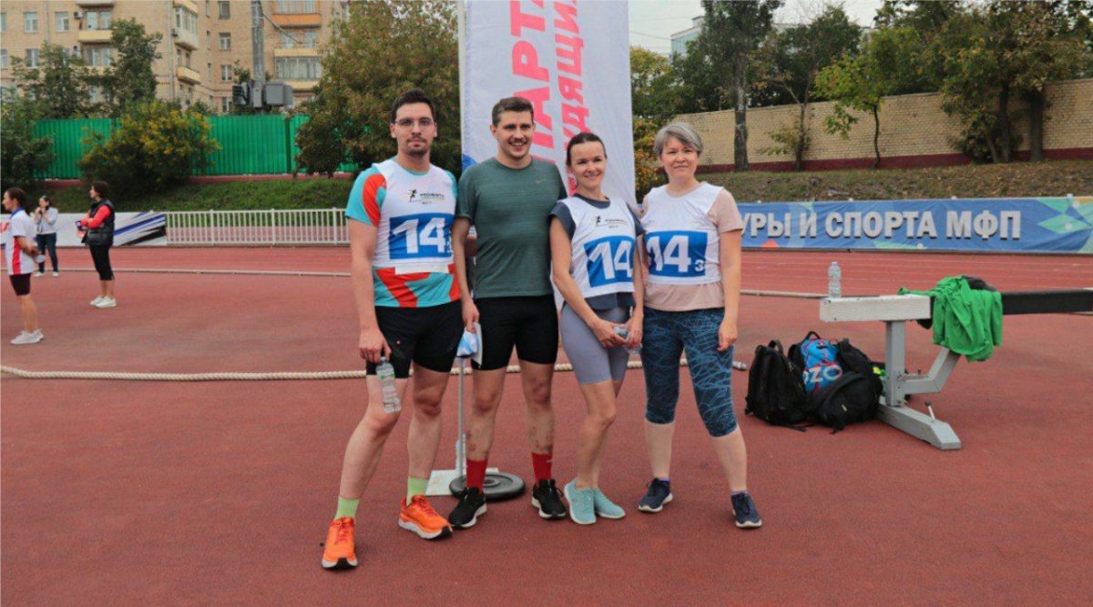 Спортивная команда Первой онкологической больницы Москвы по легкой атлетике вошла в 10-ку лучших