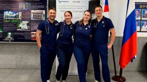 Команда анестизиологов-реаниматологов Онкоцентра больницы Юдина заняла первое место на Общероссийских соревнованиях реанимационных бригад «ЖКС-практикум 2025»
